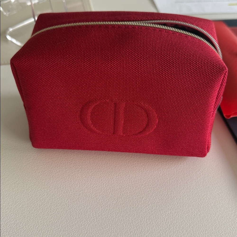 Dior makeup bag